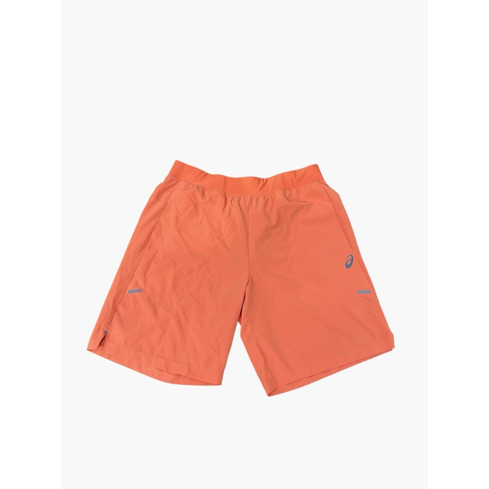 ASICS Orange men's Vented Mesh shorts L Pockets Great Cond